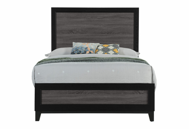 Lisbon Grey/Black Full Bed Group - LISBON-GREY/BLACK-FBG