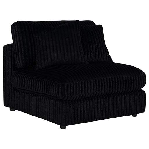 Blaine Upholstered Armless Chair Black - 509887