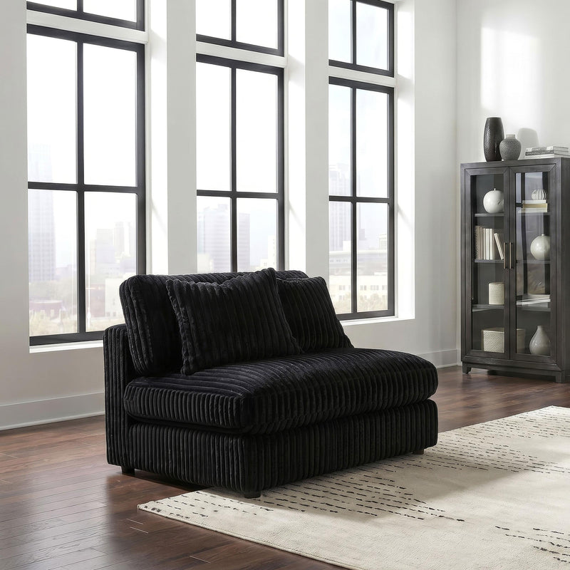 Blaine Upholstered Armless Chair Black - 509887