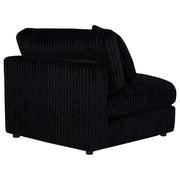 Blaine Upholstered Armless Chair Black - 509887