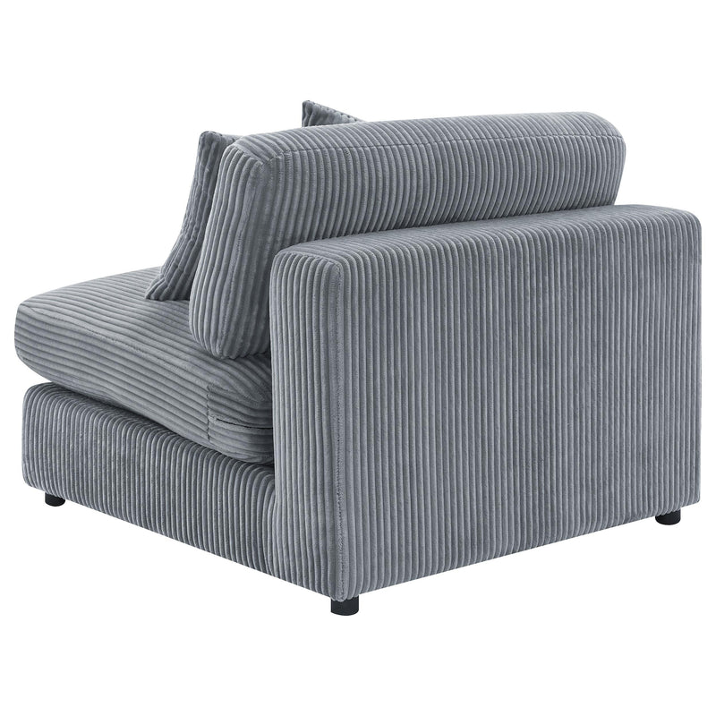 Blaine Upholstered Armless Chair Fog - 509997