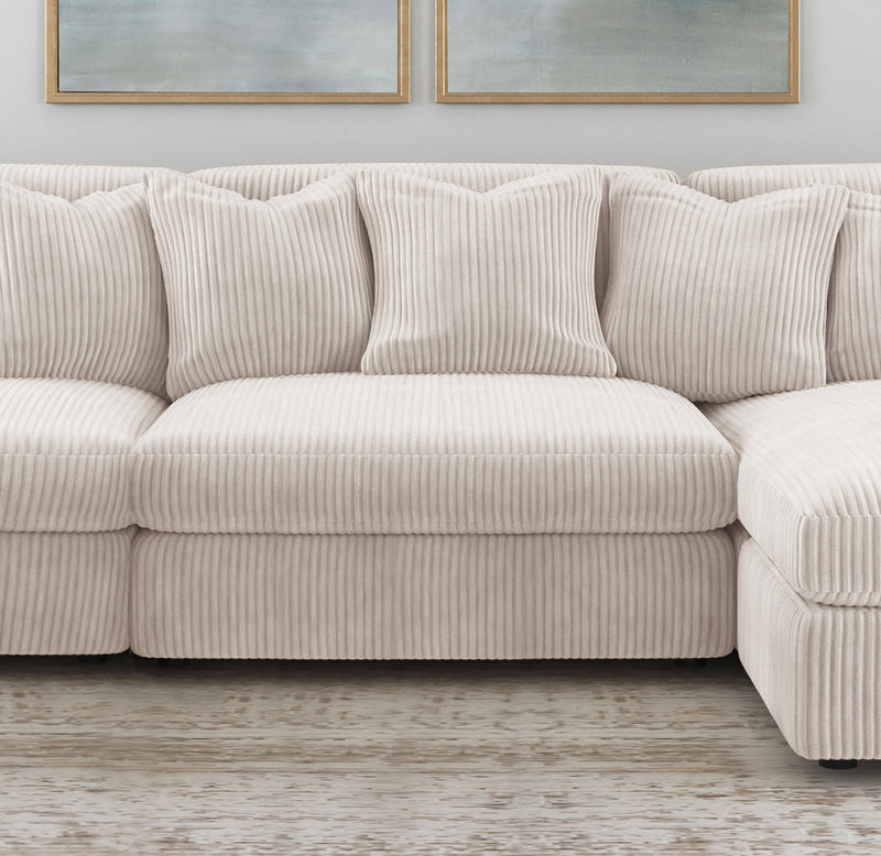 Blaine Upholstered Armless Chair Sand - 509897