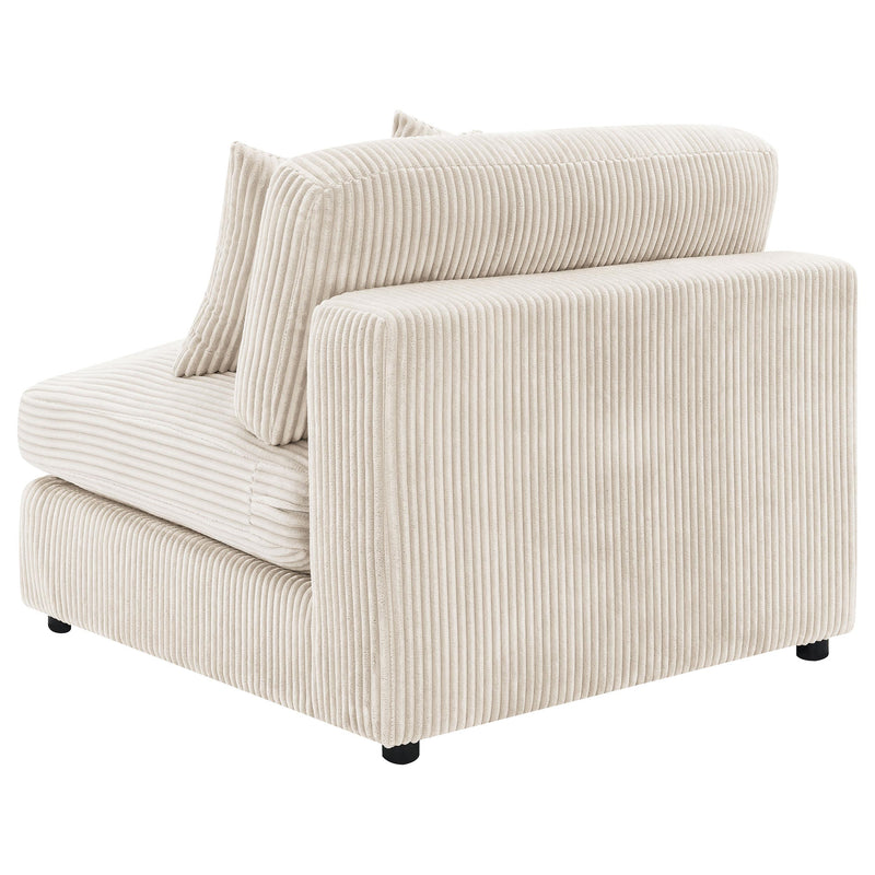 Blaine Upholstered Armless Chair Sand - 509897