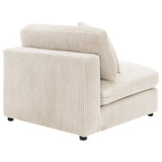 Blaine Upholstered Armless Chair Sand - 509897