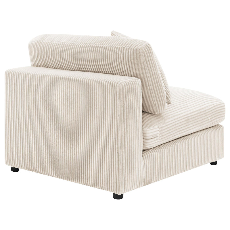 Blaine Upholstered Armless Chair Sand - 509897