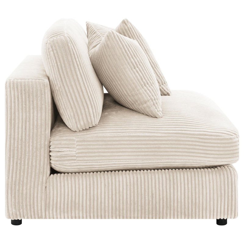 Blaine Upholstered Armless Chair Sand - 509897