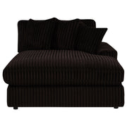 Blaine Upholstered Reversible Chaise Sectional Sofa Chocolate - 509879