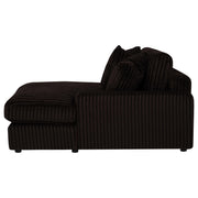 Blaine Upholstered Reversible Chaise Sectional Sofa Chocolate - 509879