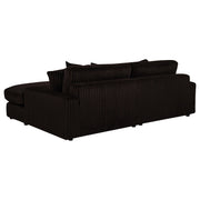 Blaine Upholstered Reversible Chaise Sectional Sofa Chocolate - 509879