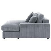 Blaine Upholstered Reversible Chaise Sectional Sofa Fog - 509900