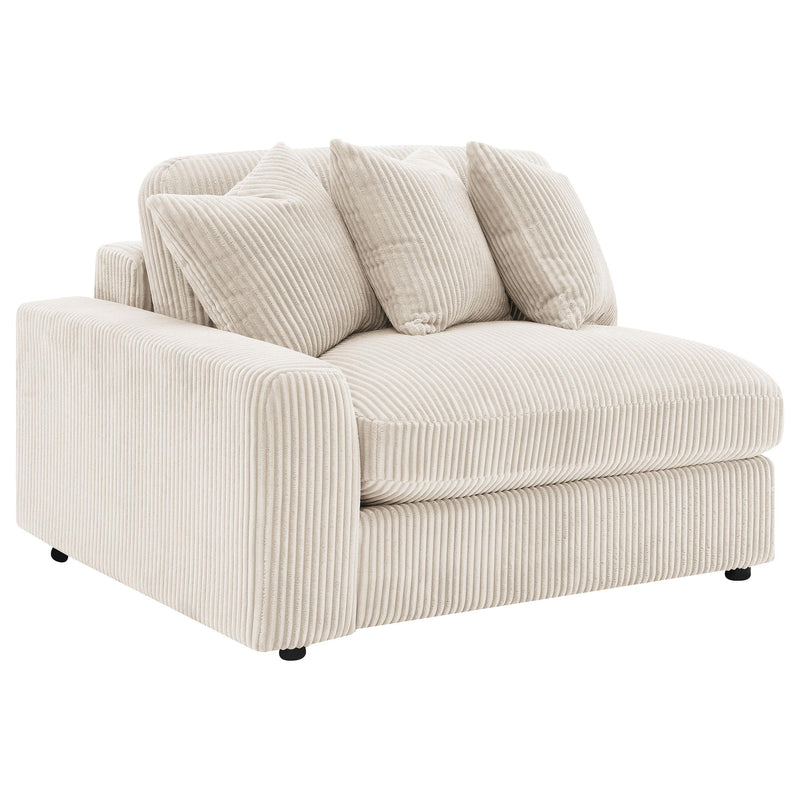 Blaine Upholstered Reversible Chaise Sectional Sofa Sand - 509899