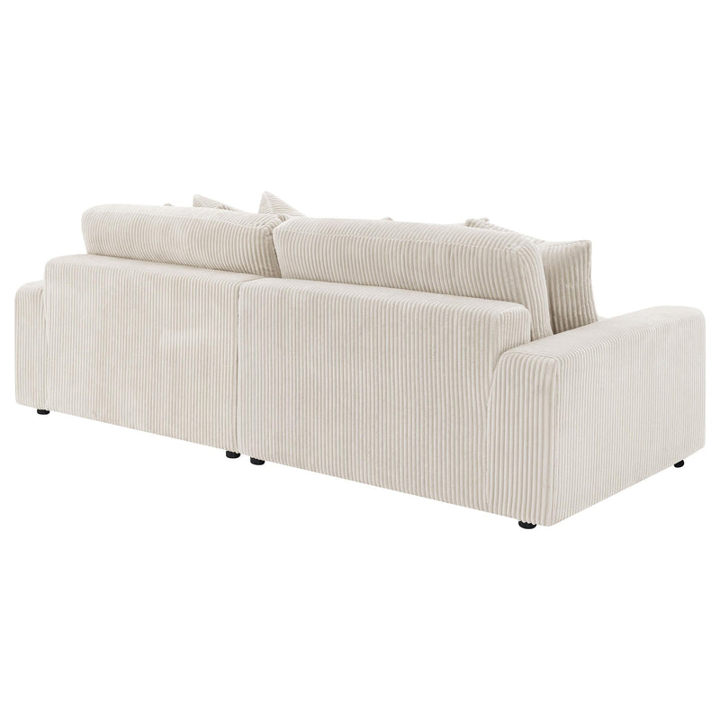 Blaine Upholstered Reversible Chaise Sectional Sofa Sand - 509899