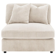 Blaine Upholstered Reversible Chaise Sectional Sofa Sand - 509899-SET