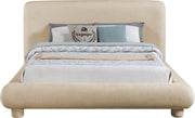 Blair Chenille Fabric Upholstered Full Bed in Beige - B1235Beige-F