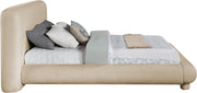 Blair Chenille Fabric Upholstered Full Bed in Beige - B1235Beige-F