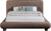 Blair Chenille Fabric Upholstered Full Bed in Brown - B1235Brown-F