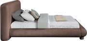 Blair Chenille Fabric Upholstered Full Bed in Brown - B1235Brown-F