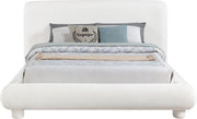 Blair Chenille Fabric Upholstered Full Bed in Cream - B1235Cream-F