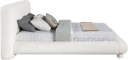 Blair Chenille Fabric Upholstered Full Bed in Cream - B1235Cream-F