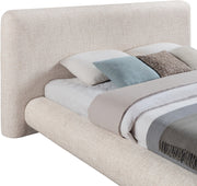 Blair Fabric Upholstered Full Bed in Beige - B1234Beige-F