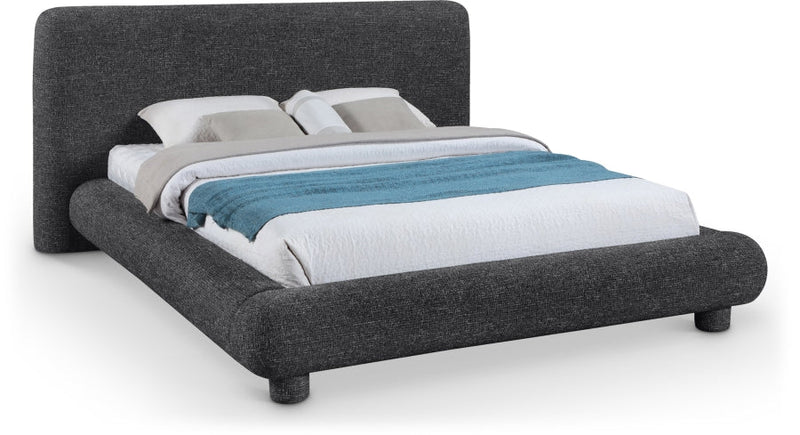 Blair Fabric Upholstered Full Bed in Black - B1234Black-F