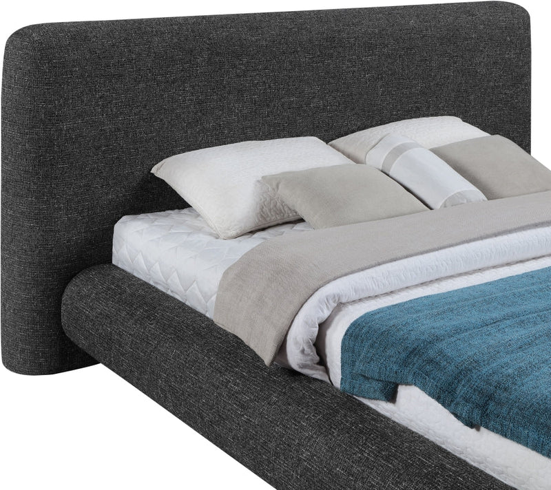 Blair Fabric Upholstered Full Bed in Black - B1234Black-F