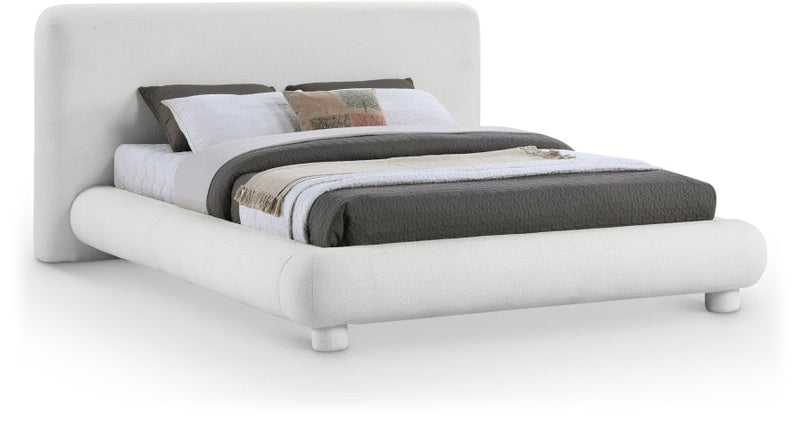Blair Fabric Upholstered Full Bed in Cream - B1234Cream-F