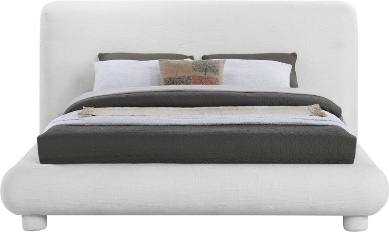 Blair Fabric Upholstered Full Bed in Cream - B1234Cream-F