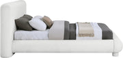 Blair Fabric Upholstered Full Bed in Cream - B1234Cream-F