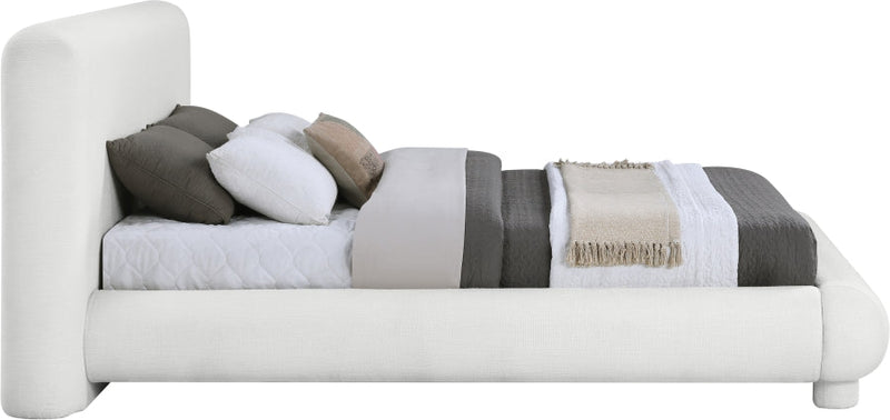 Blair Fabric Upholstered Full Bed in Cream - B1234Cream-F