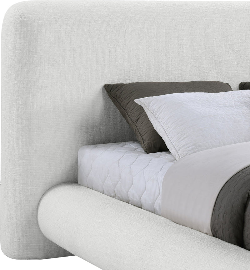 Blair Fabric Upholstered Full Bed in Cream - B1234Cream-F