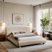 Blair Fabric Upholstered King Bed in Beige - B1234Beige-K