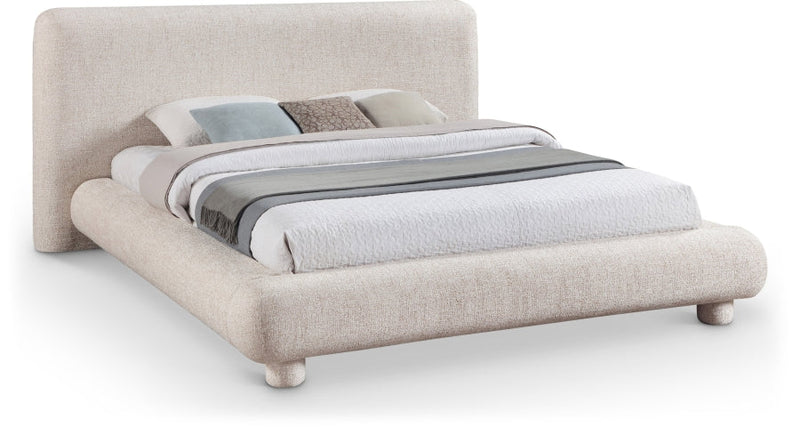Blair Fabric Upholstered King Bed in Beige - B1234Beige-K