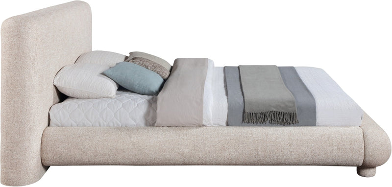 Blair Fabric Upholstered King Bed in Beige - B1234Beige-K