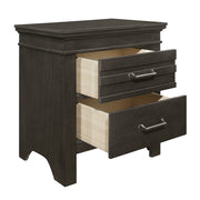 Blaire Farm Charcoal Gray Panel Bedroom Set - Gate FurnitureBedroom Set