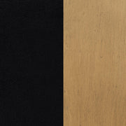 Blaire Upholstered Eastern King Wingback Platform Bed Black - 315967BLKKE