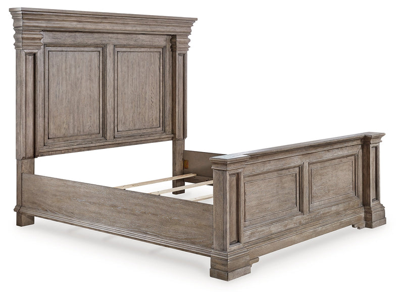 Blairhurst California King Panel Bed with Dresser and Nightstand in Light Grayish Brown - PKG019227