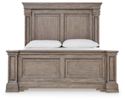 Blairhurst King Panel Bed and 2 Nightstands in Light Grayish Brown - PKG016999