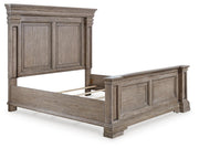 Blairhurst King Panel Bed and 2 Nightstands in Light Grayish Brown - PKG016999