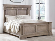 Blairhurst King Panel Bed, Dresser and 2 Nightstands in Light Grayish Brown - PKG016998
