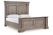 Blairhurst Light Grayish Brown Queen Panel Bed - Gate FurnitureQueen Bed