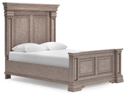 Blairhurst Queen Panel Bed and 2 Nightstands in Light Grayish Brown - PKG016990