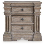 Blairhurst Queen Panel Bed with Dresser and Nightstand in Light Grayish Brown - PKG019225