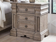 Blairhurst Queen Panel Bed with Dresser and Nightstand in Light Grayish Brown - PKG019225
