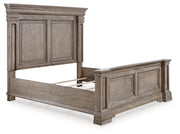 Blairhurst Queen Panel Bed with Dresser and Nightstand in Light Grayish Brown from Ashley - Luna Furniture