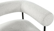 Blake Boucle Fabric Upholstered Accent Chair in Cream - 527Cream