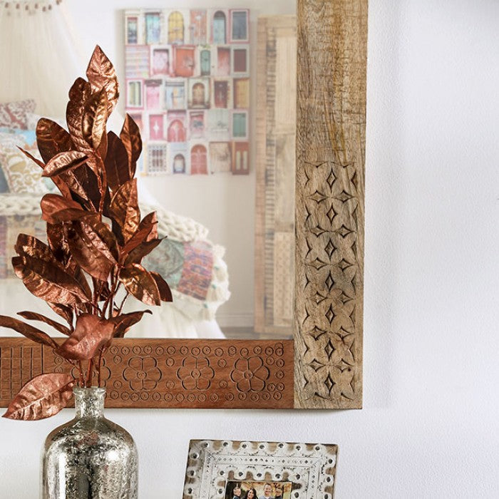 Blanchefleur Weathered Light Natural Tone Mirror - FOA51007