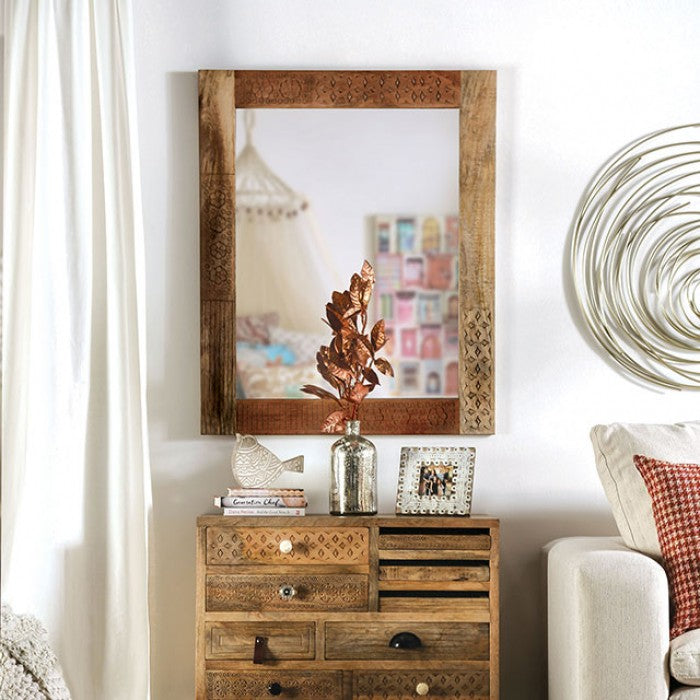 Blanchefleur Weathered Light Natural Tone Mirror - FOA51007