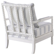 Blanchett Upholstered Bobbin Accent Chair White - 903835