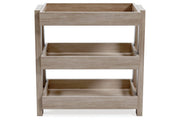 Blariden Light Tan Shelf Accent Table - Gate FurnitureTable